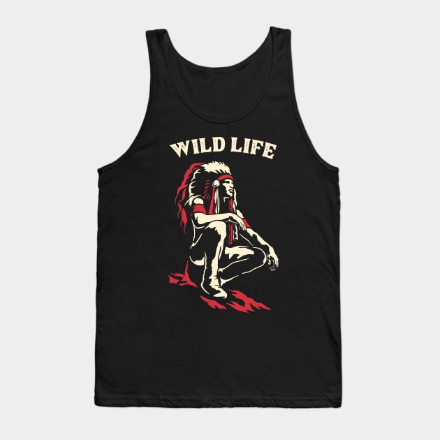 Wild life Tank Top by Frispa